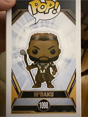 Funko M'Baku Pop! Vinyl Figure - Black, Brown, White